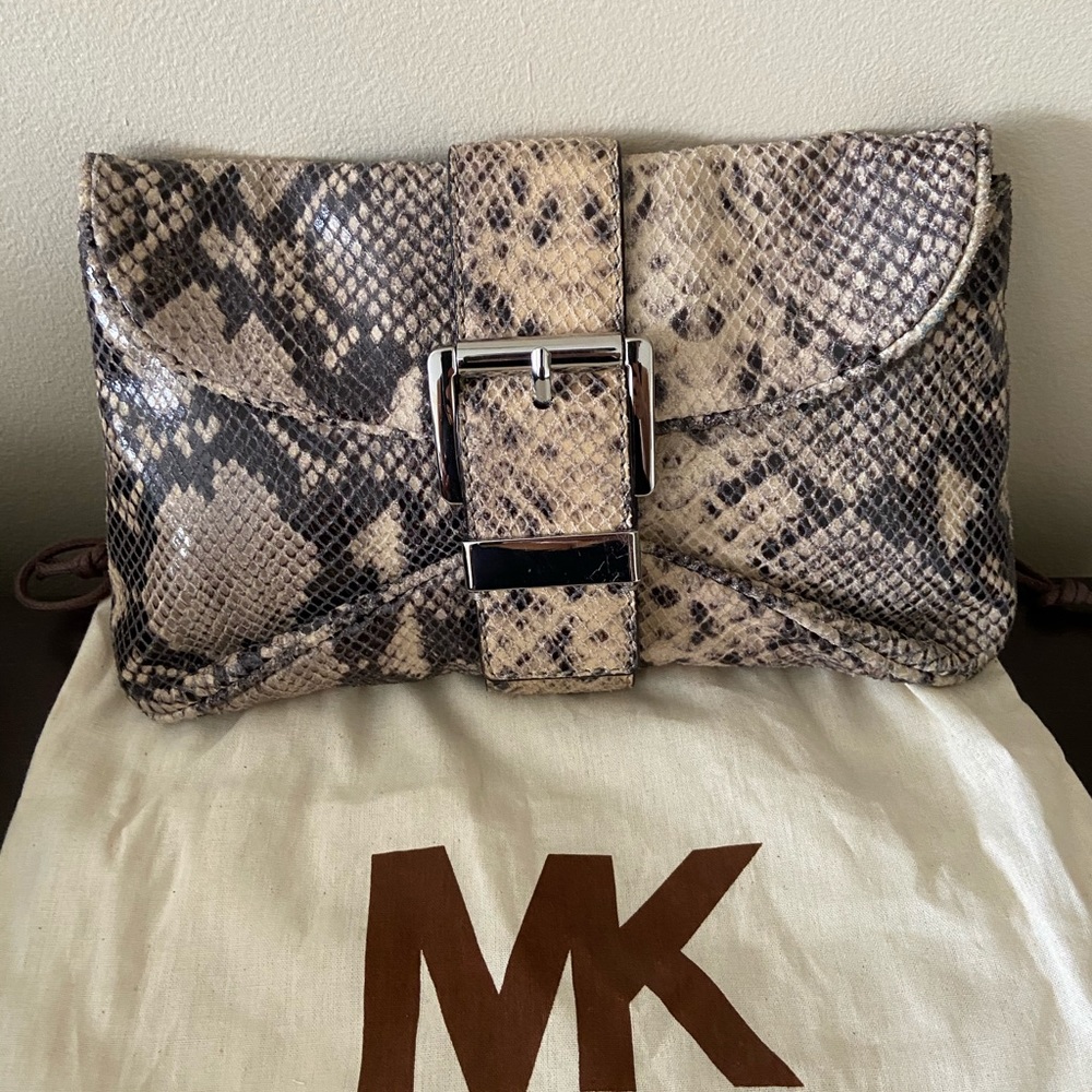 Michael Kors Python Clutch - image 2